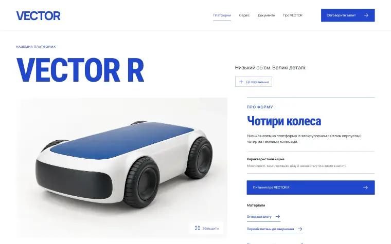VECTOR · OPEN ASSEMBLY — VECTOR R